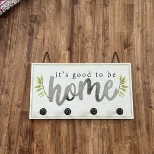 It’s good to be home key ring sign